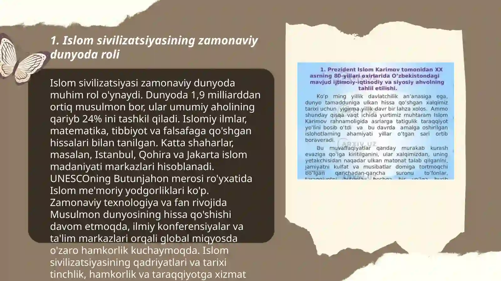 Islom sivilizatsiyasining ahamyati 3