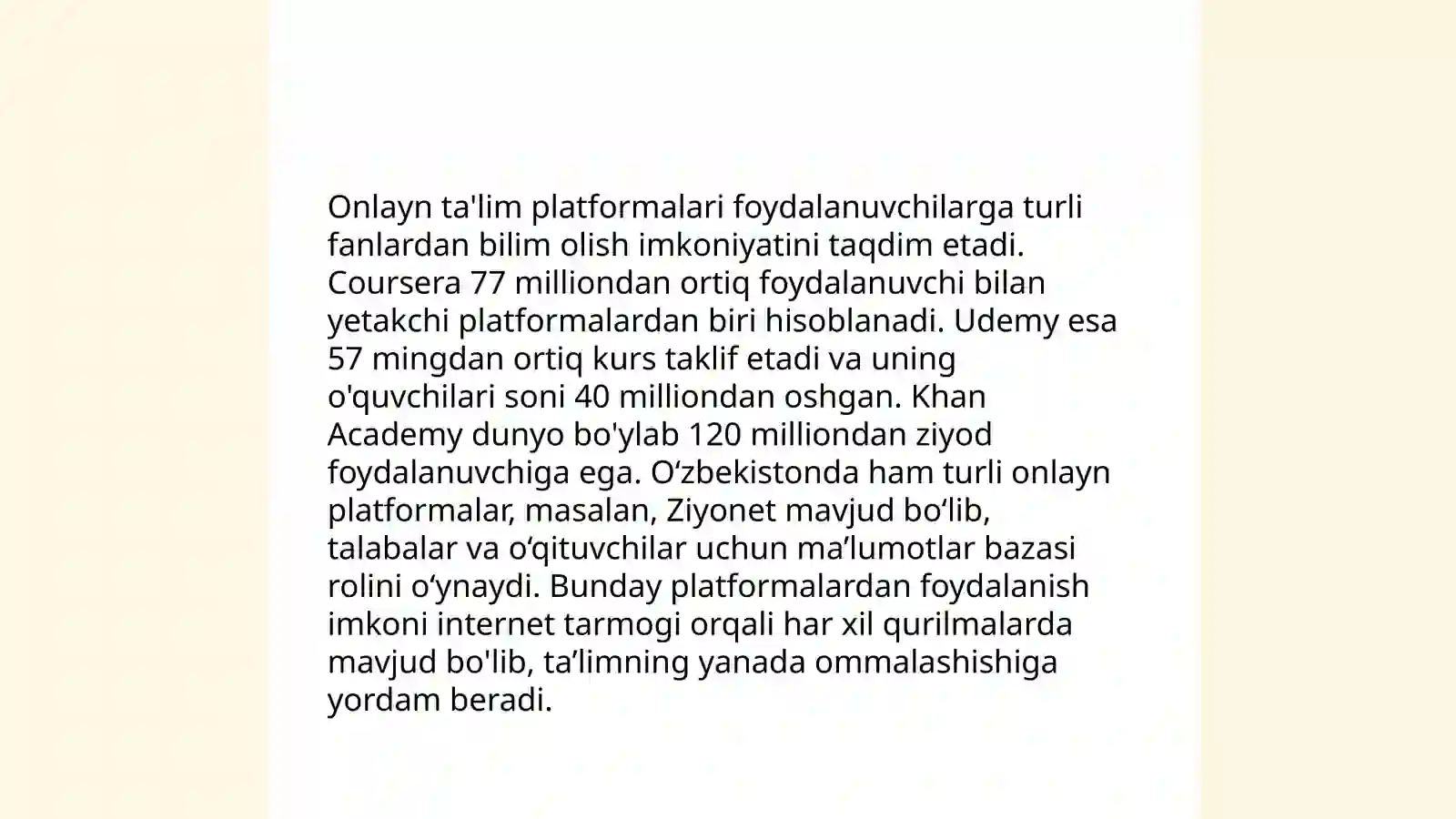 Onlayn ta'lim platformalari 3
