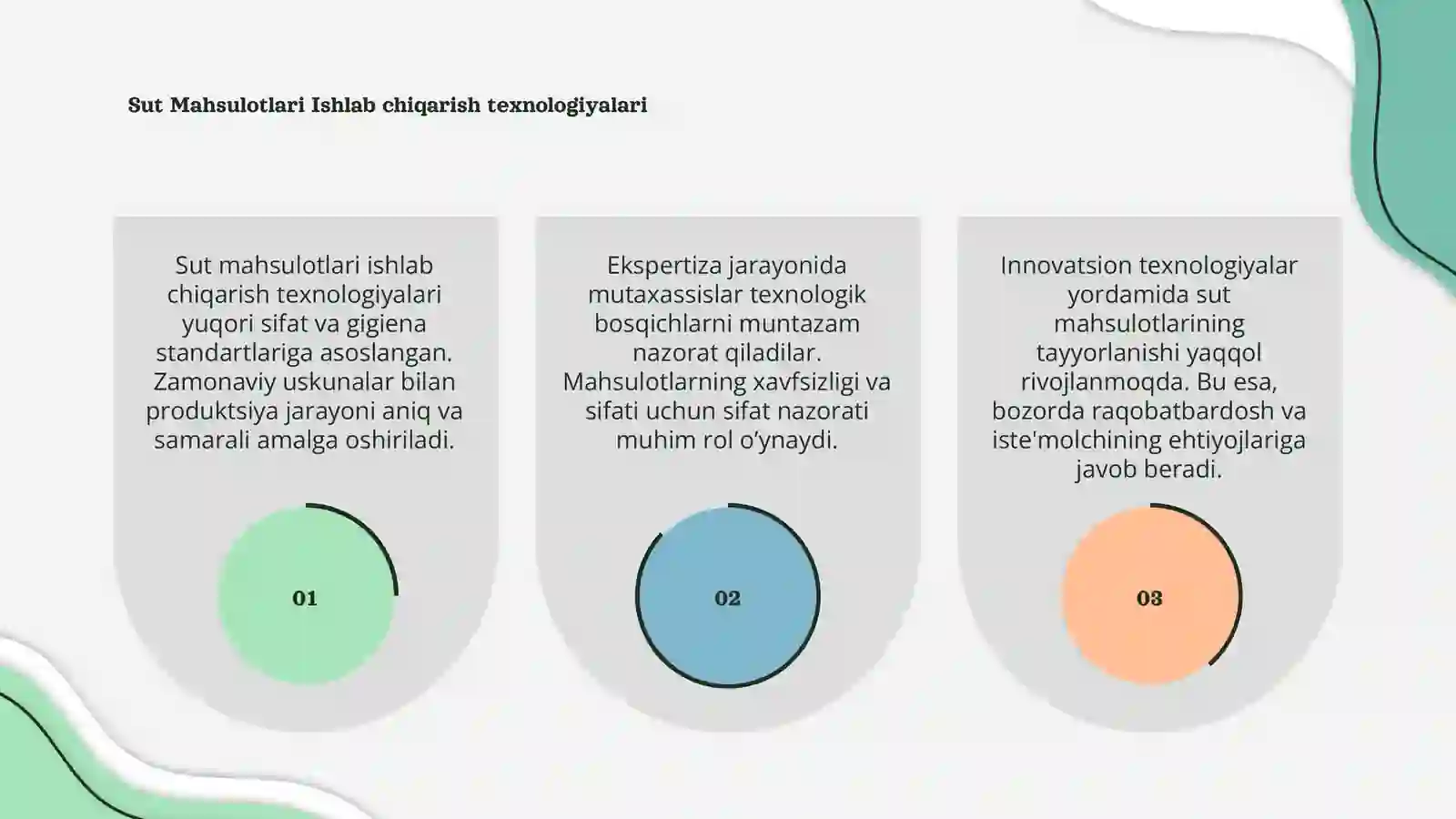Sut Mahsulotlarini Texnologiyasi va Ekspertizasi 3