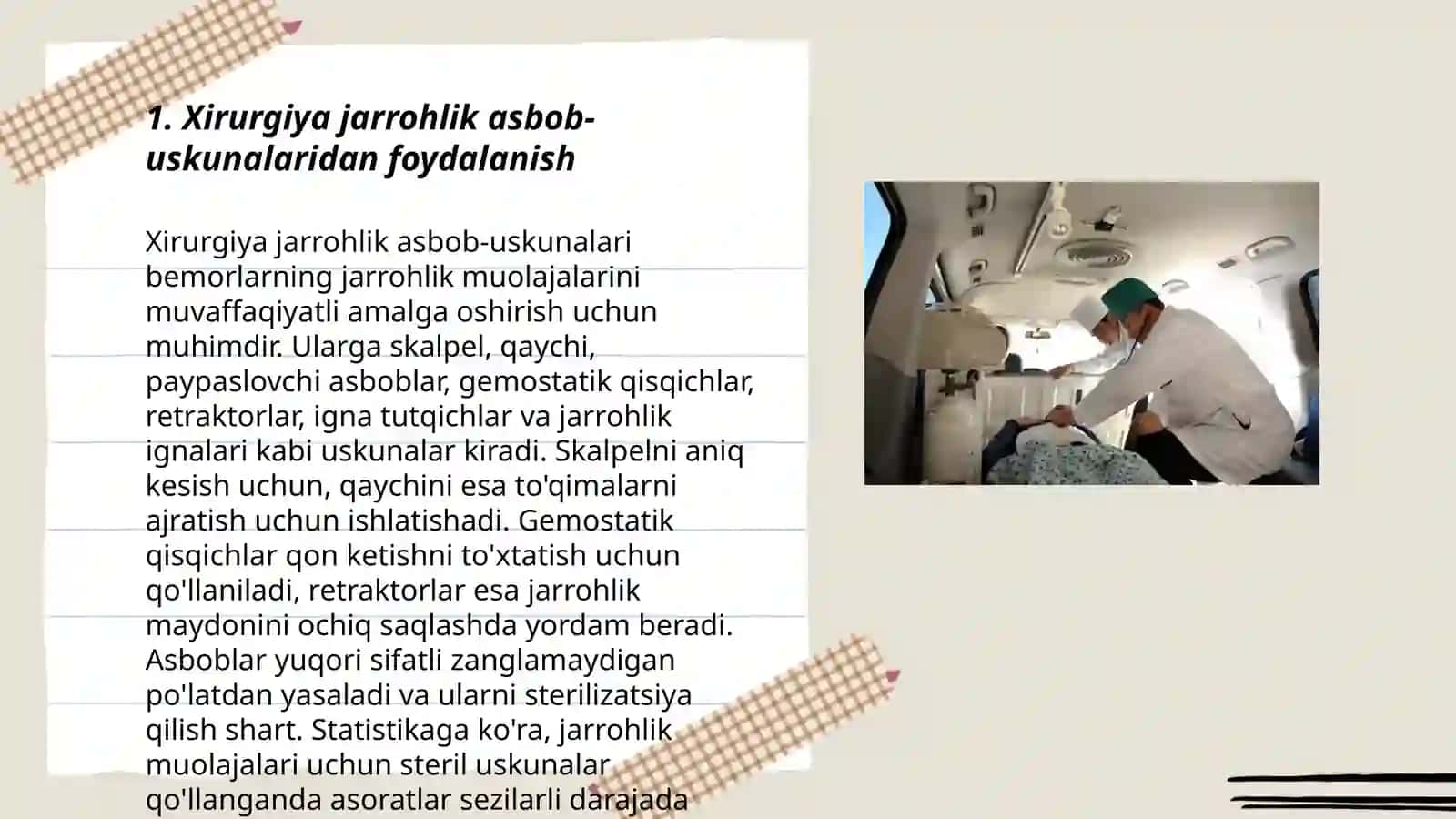 Tez tibbiy yordam berish jarayonida xirurg vazifalari 3
