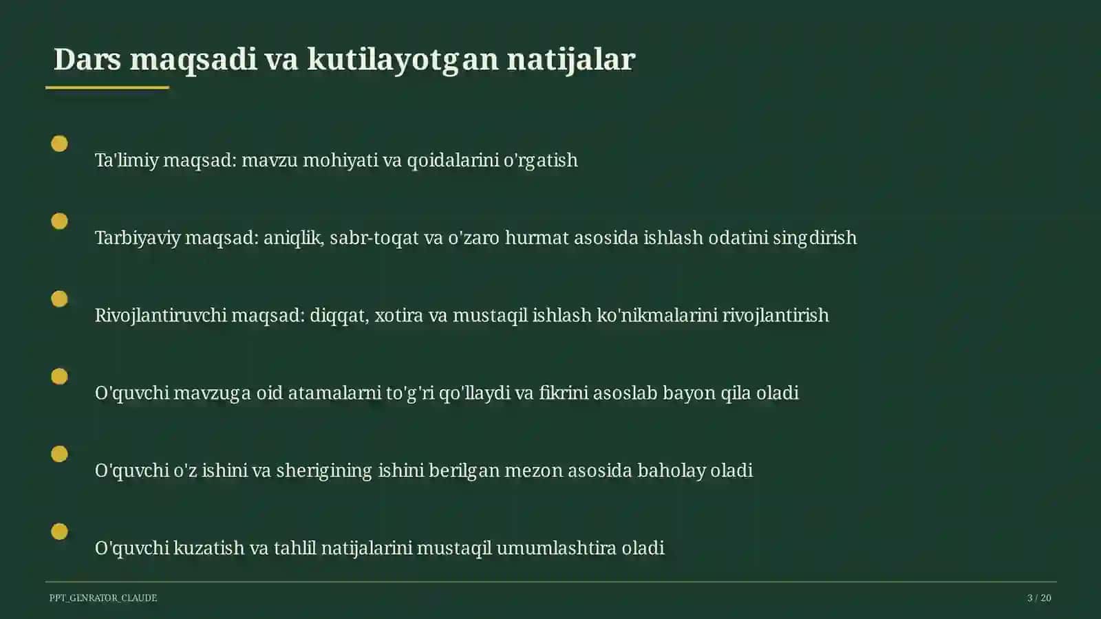 Xaritani o'qish va shartli belgilar (4-sinf) 3