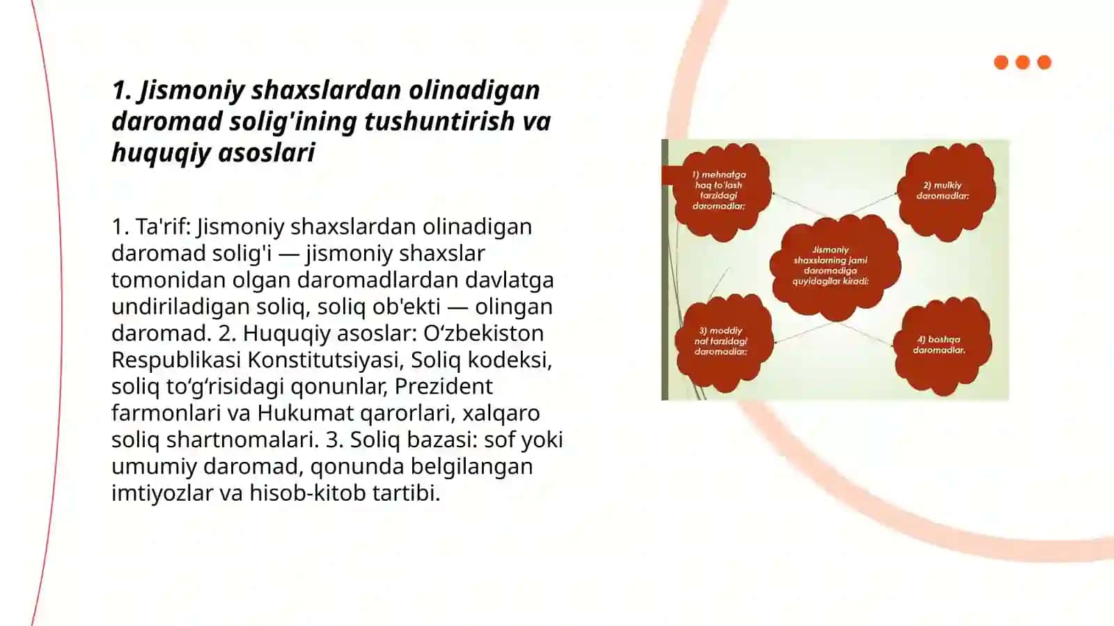 Jismoniy SHaxslardan Olinadigan Daromad Solig'i 3