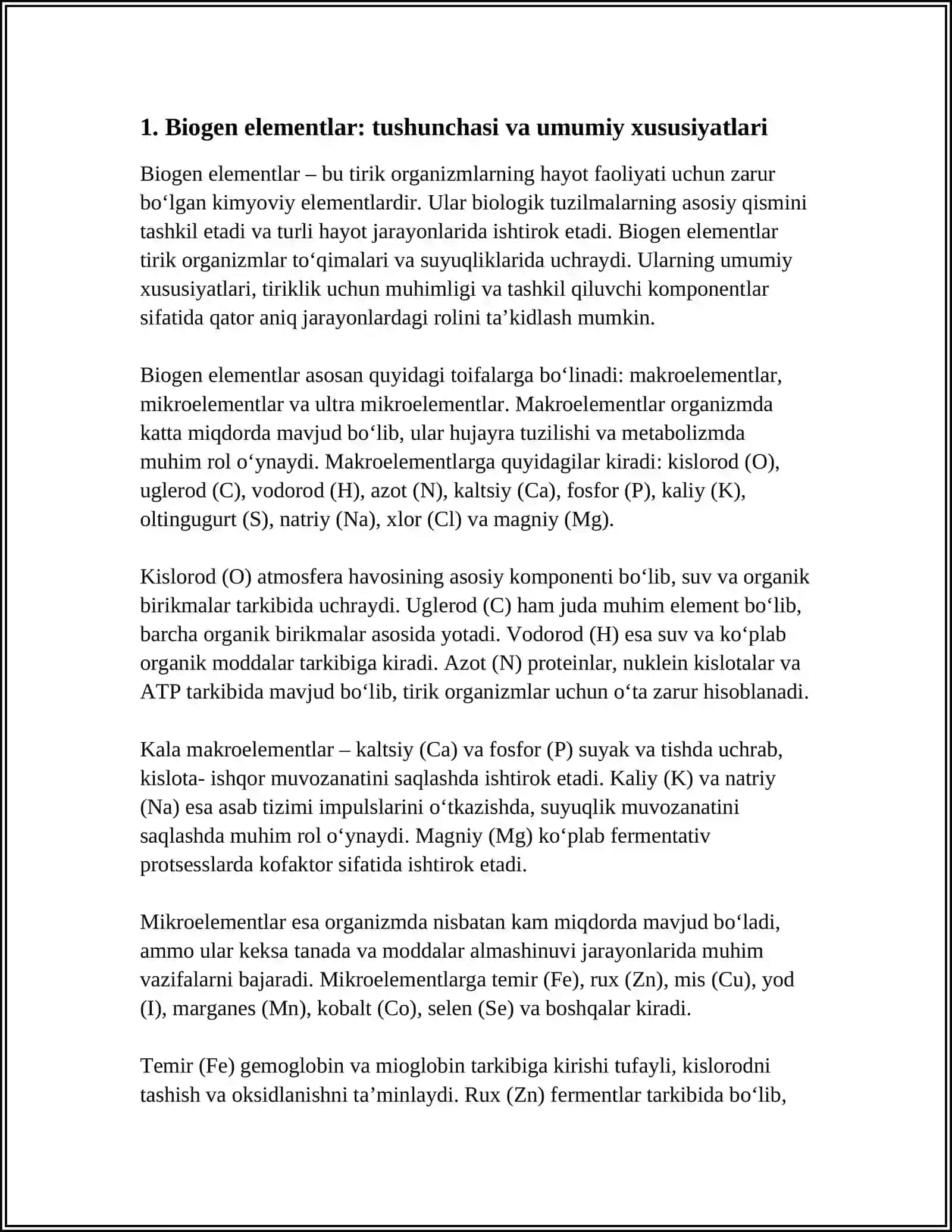 BIOGEN ELEMENTLAR VA ULARNING AHAMIYATI 3