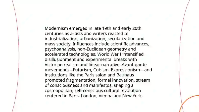 Modernism and postmodernism 3