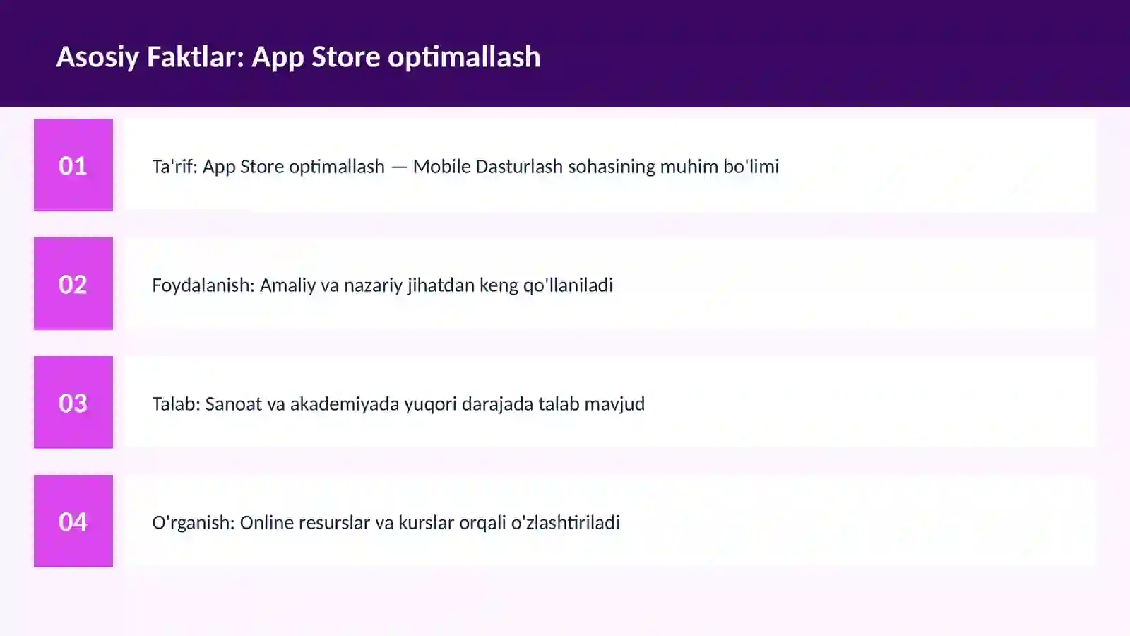 App Store optimallash 3
