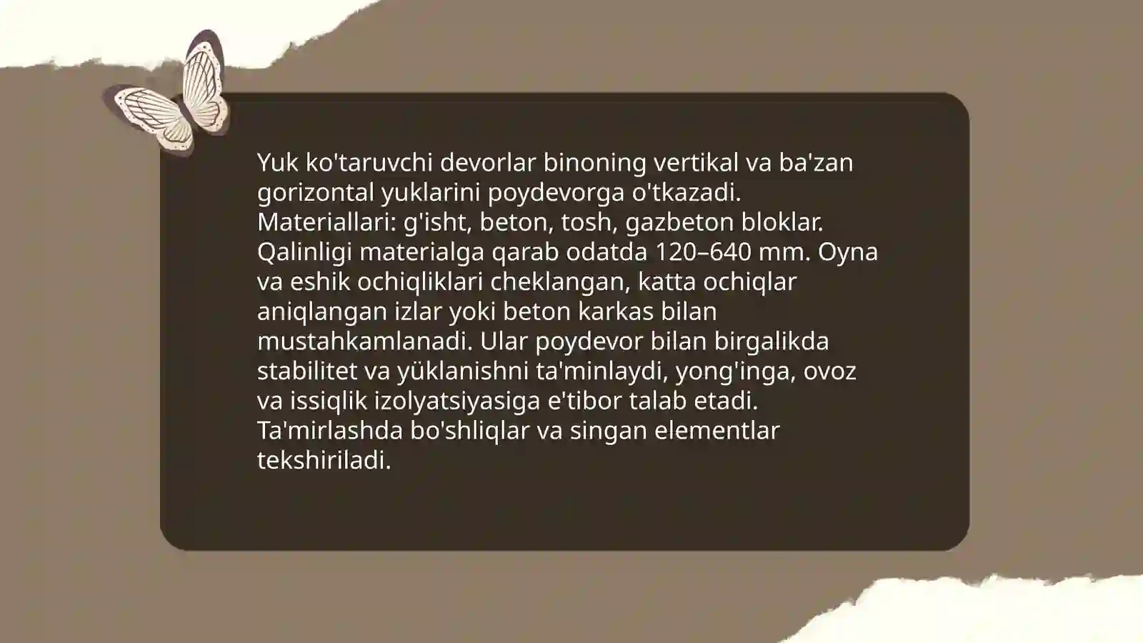 Devor elementlari 3