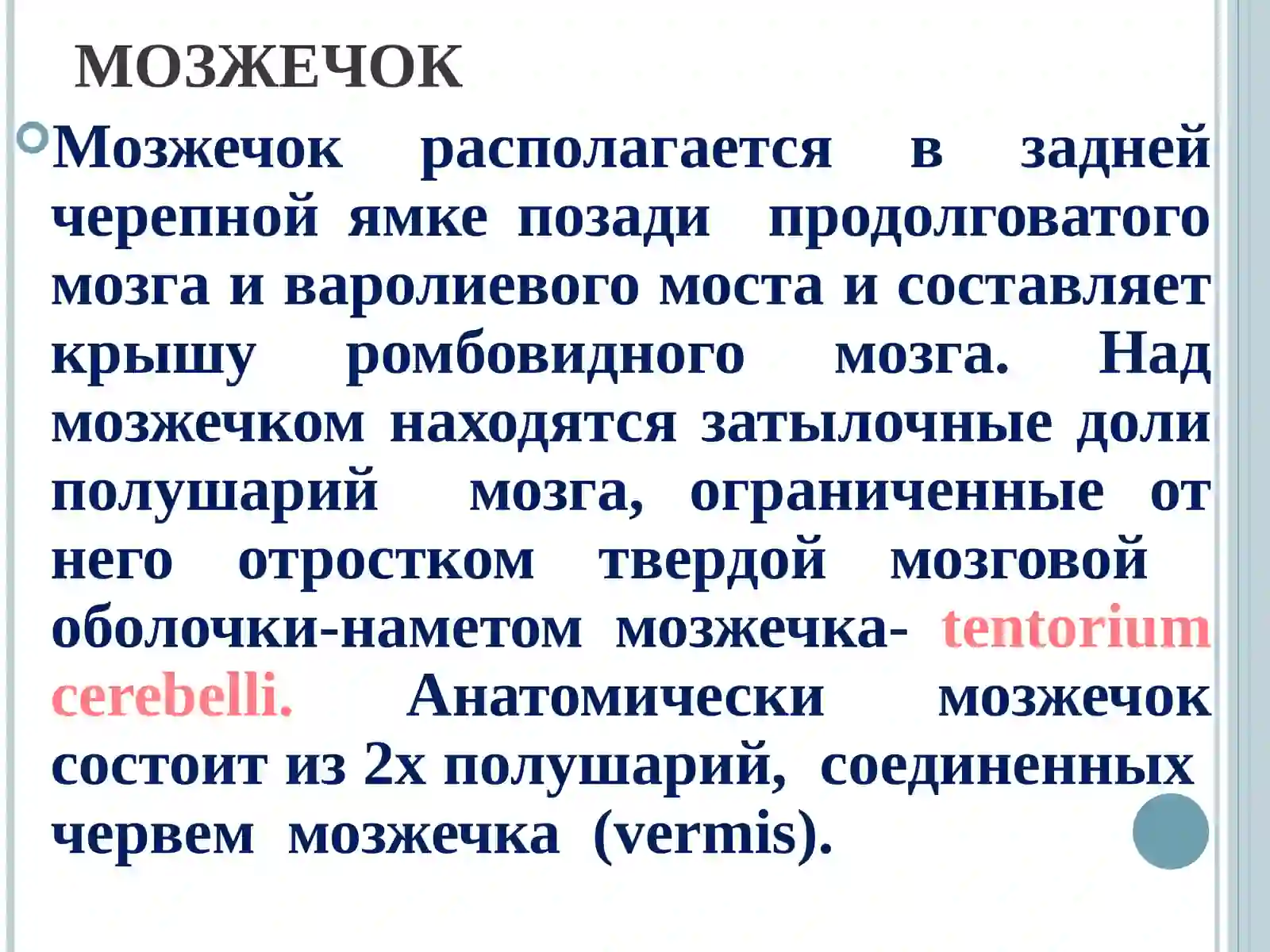 Экстрапирамидная система и мозжечок 3
