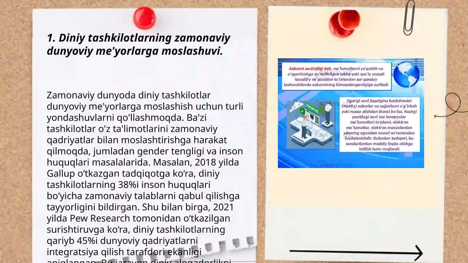 Diniy tashkilotlarning zamonaviy dunyoviy me'yorlarga moslashuvi 3