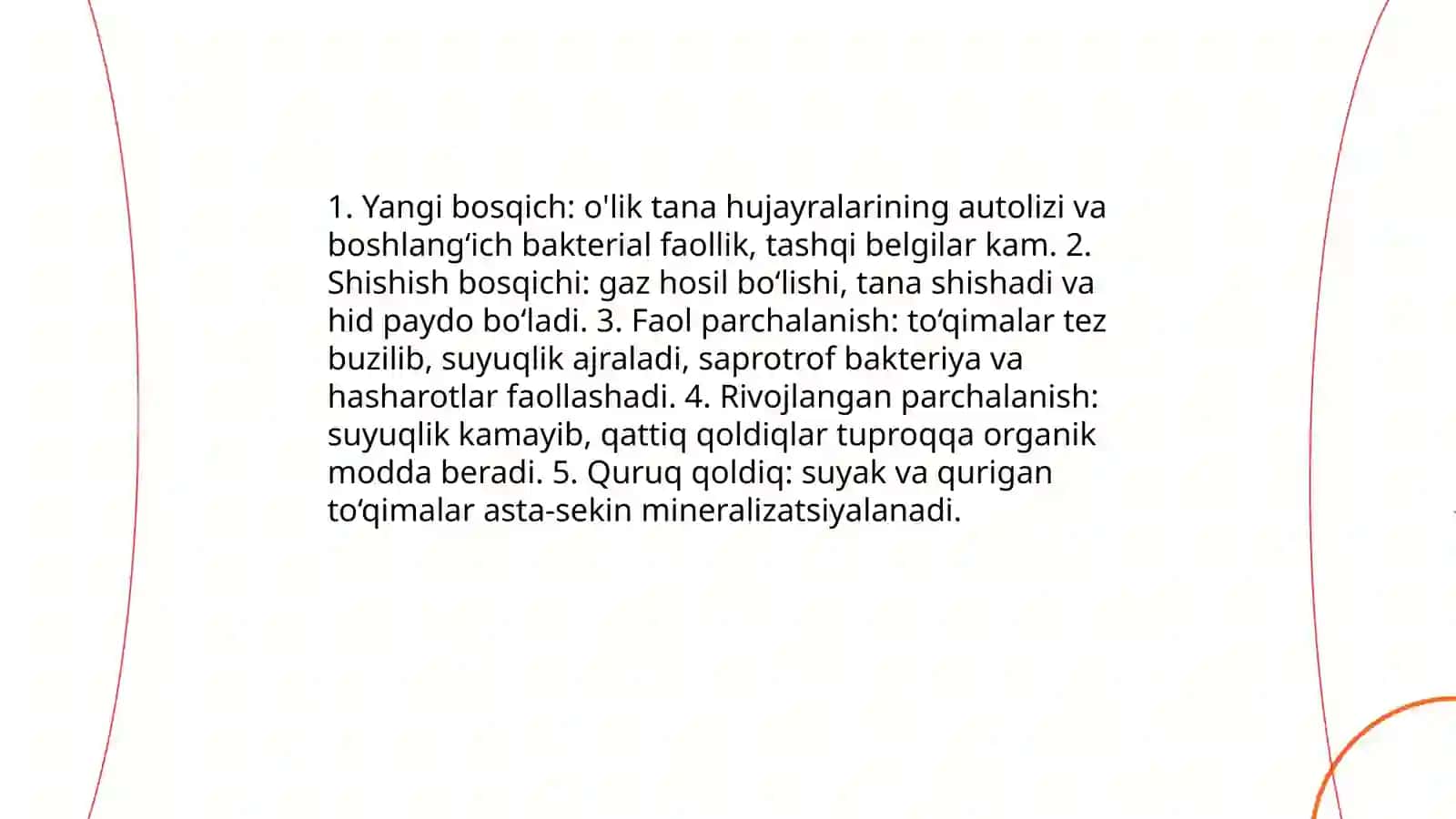 Notirik organizmlarning parchalanishi 3