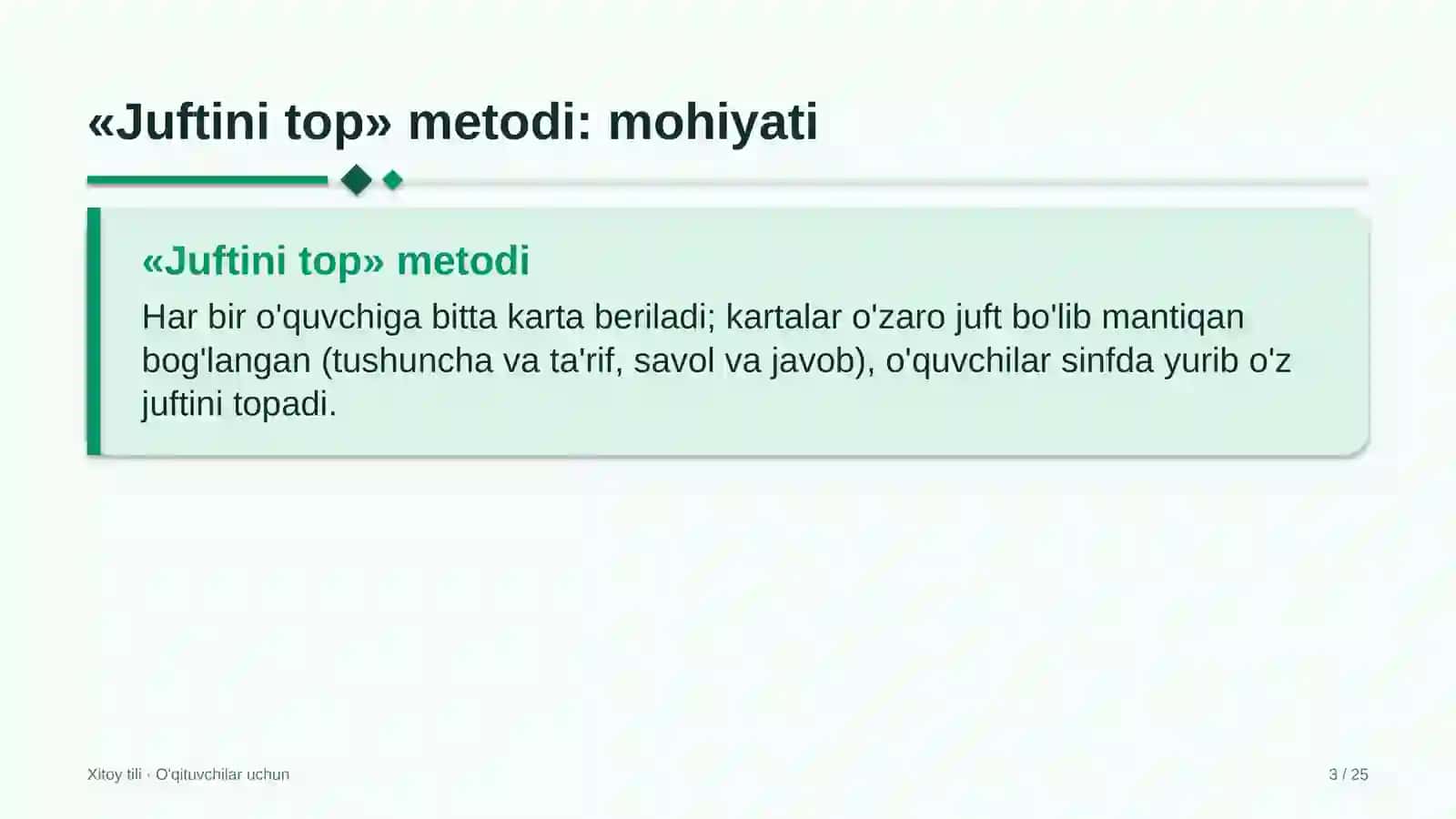 xitoy tili darslarida juftini top metodidan foydalanish 6785 3