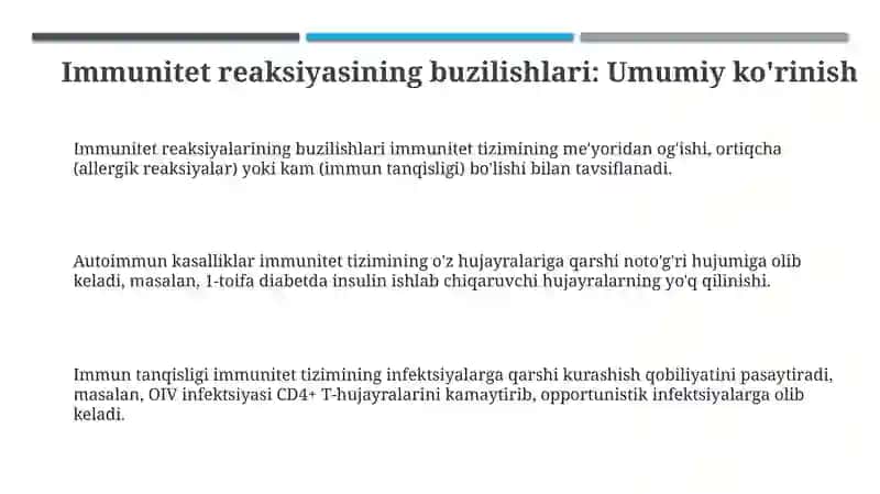 Organizmdagi immun javob buzilishlari 3