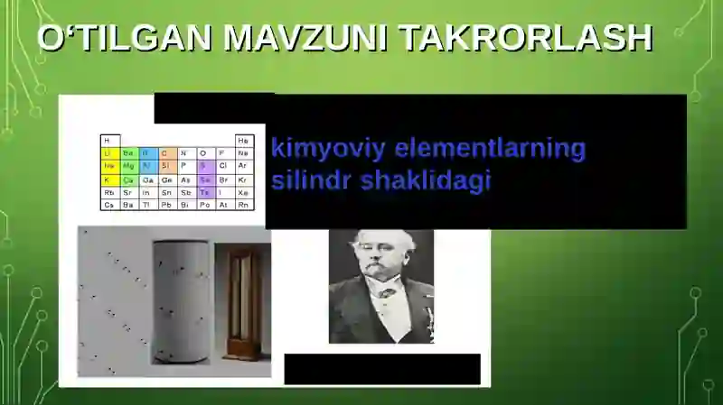 Kimyoviy elementlar davriy sistemasi 3