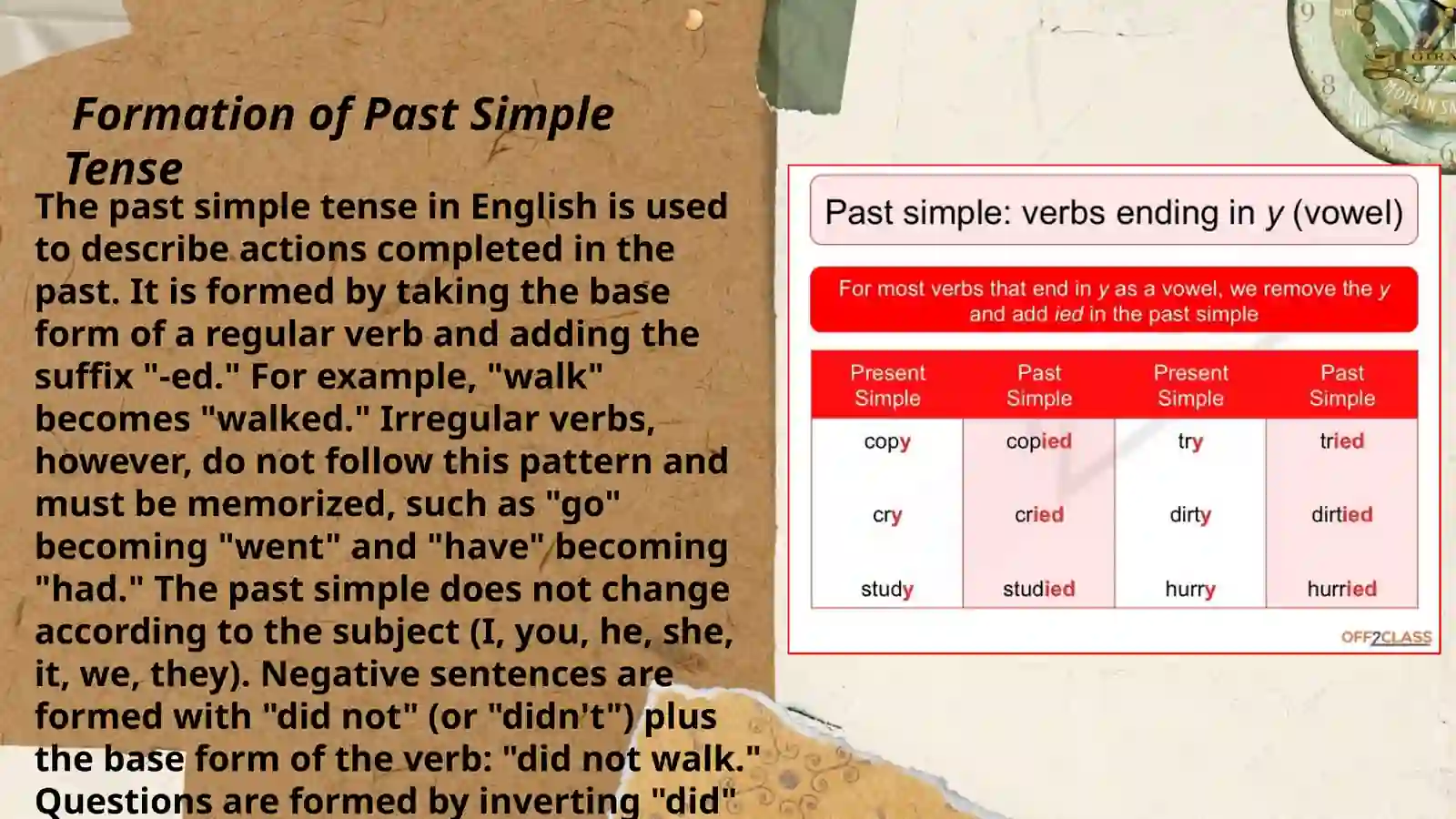Past simple 3