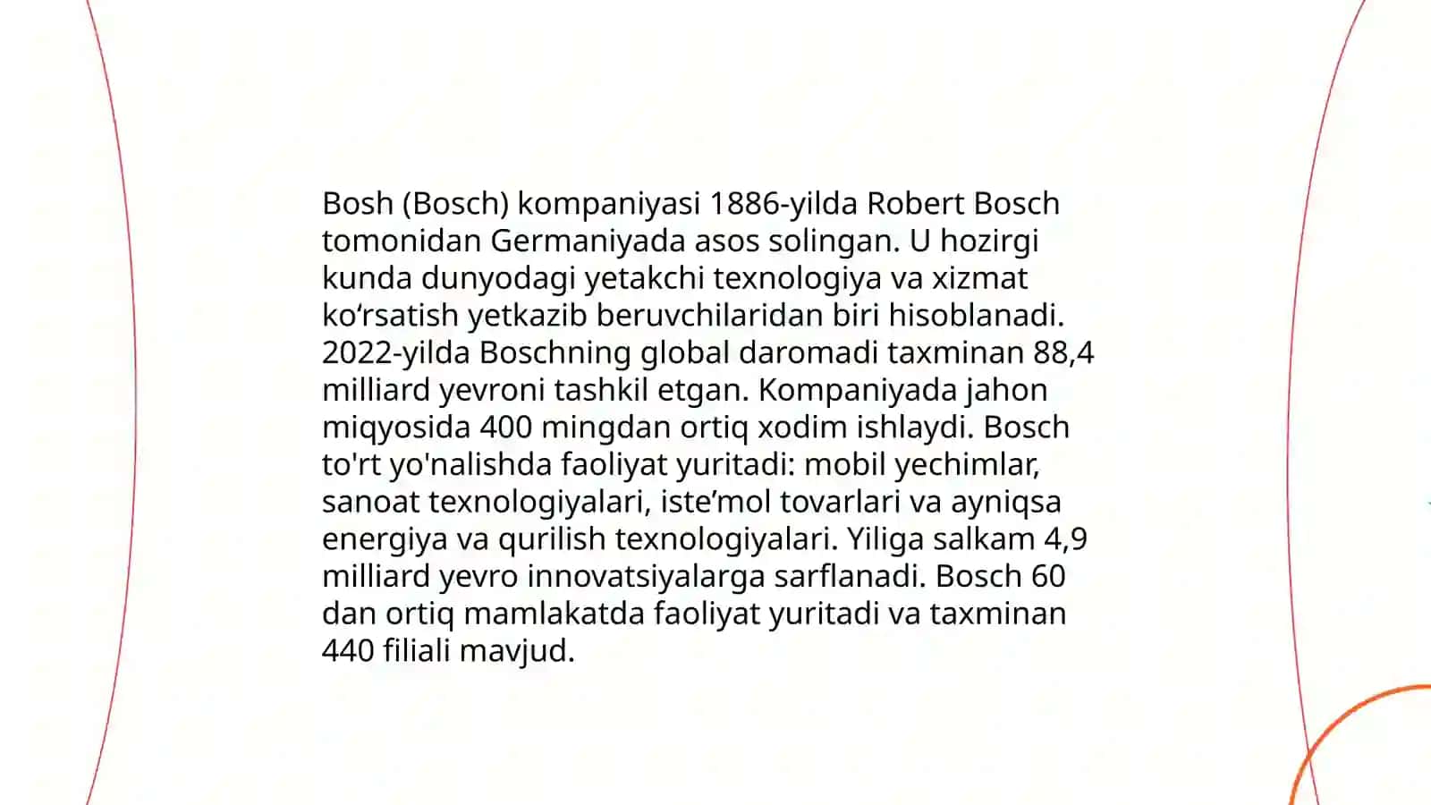 Bosh (Bosch) kompaniyasi 3