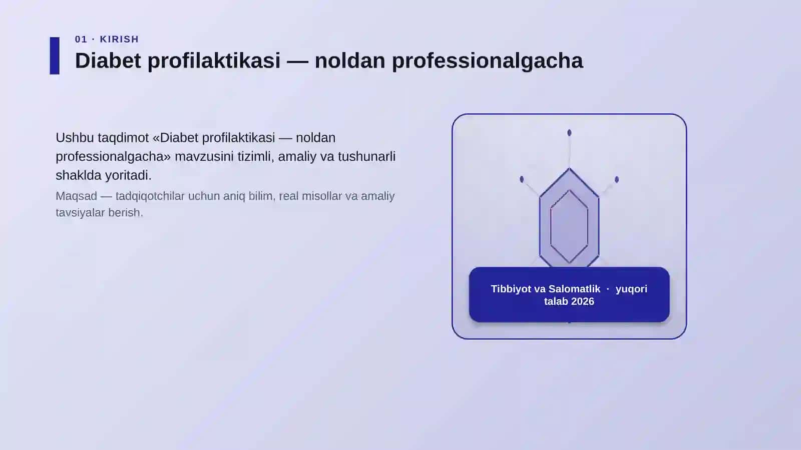 Diabet profilaktikasi — noldan professionalgacha 3