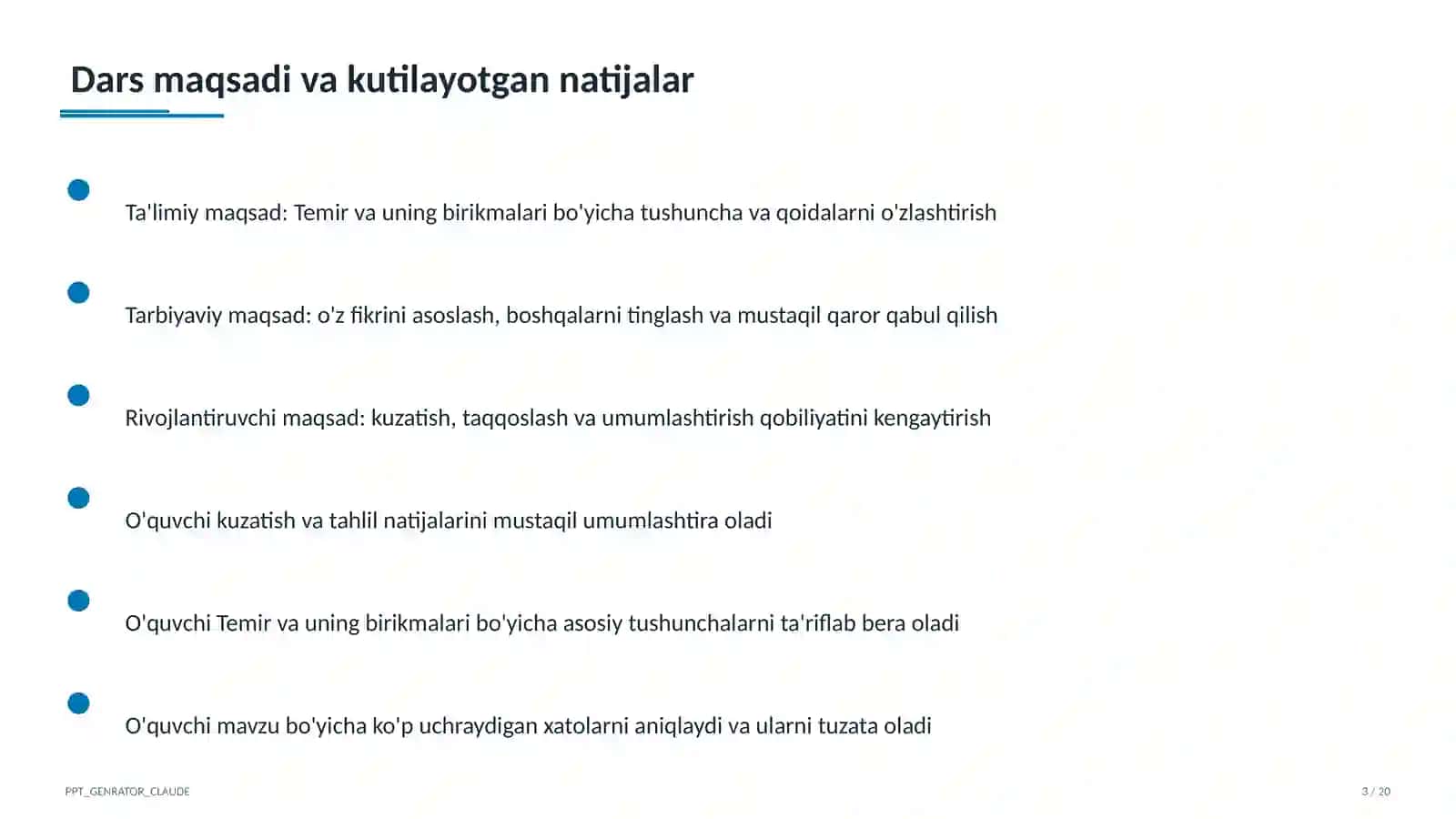 Kimyo (7–11) — o'quvchilar uchun 1