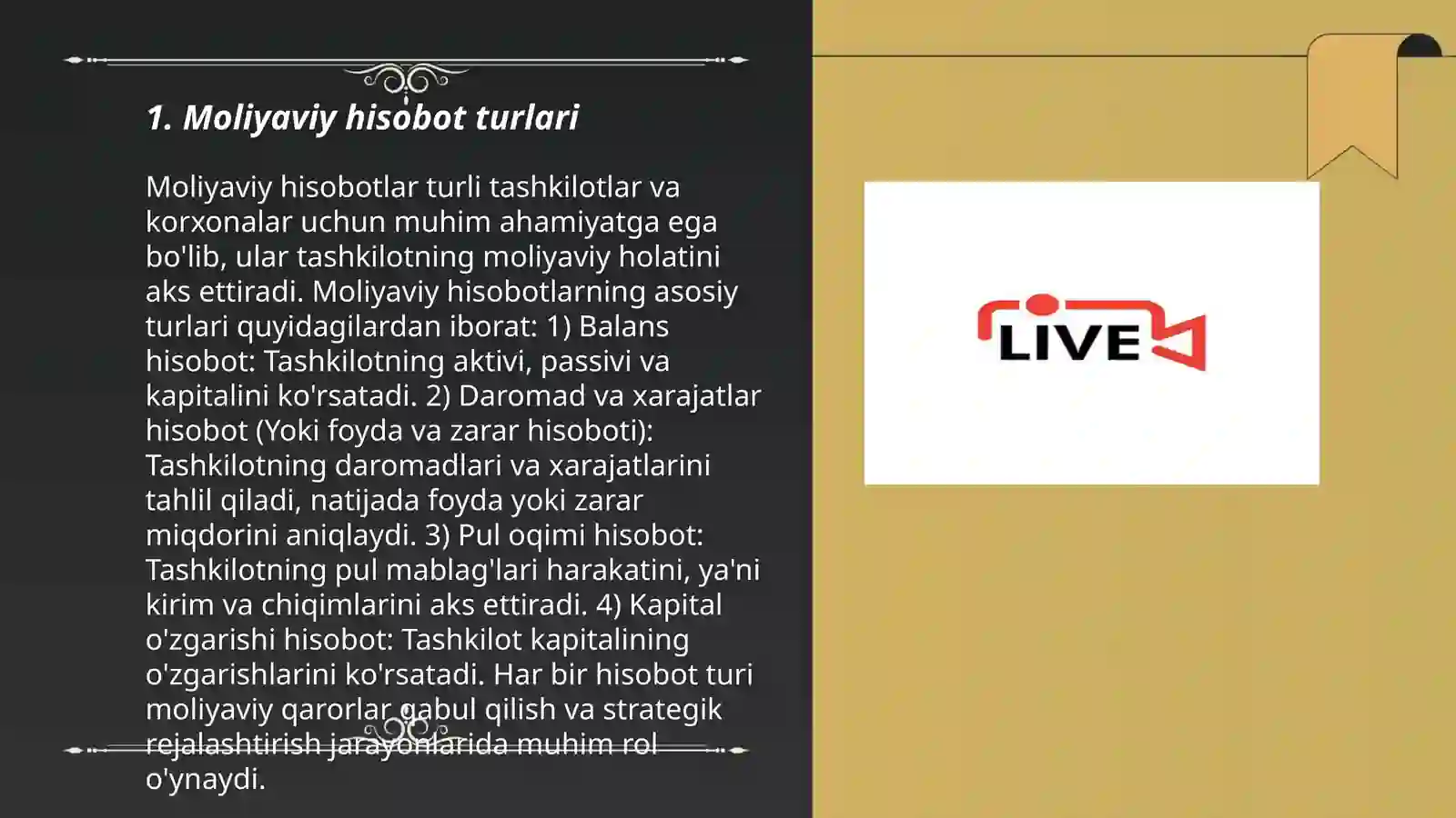 Moliyaviy hisobot 3