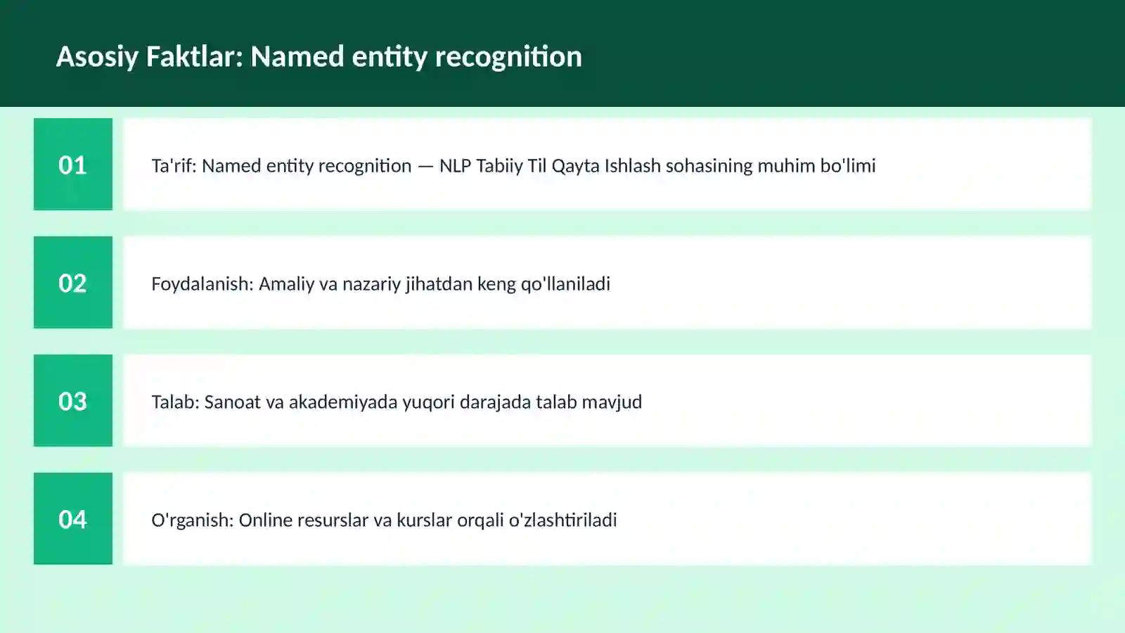 Named entity recognition 3
