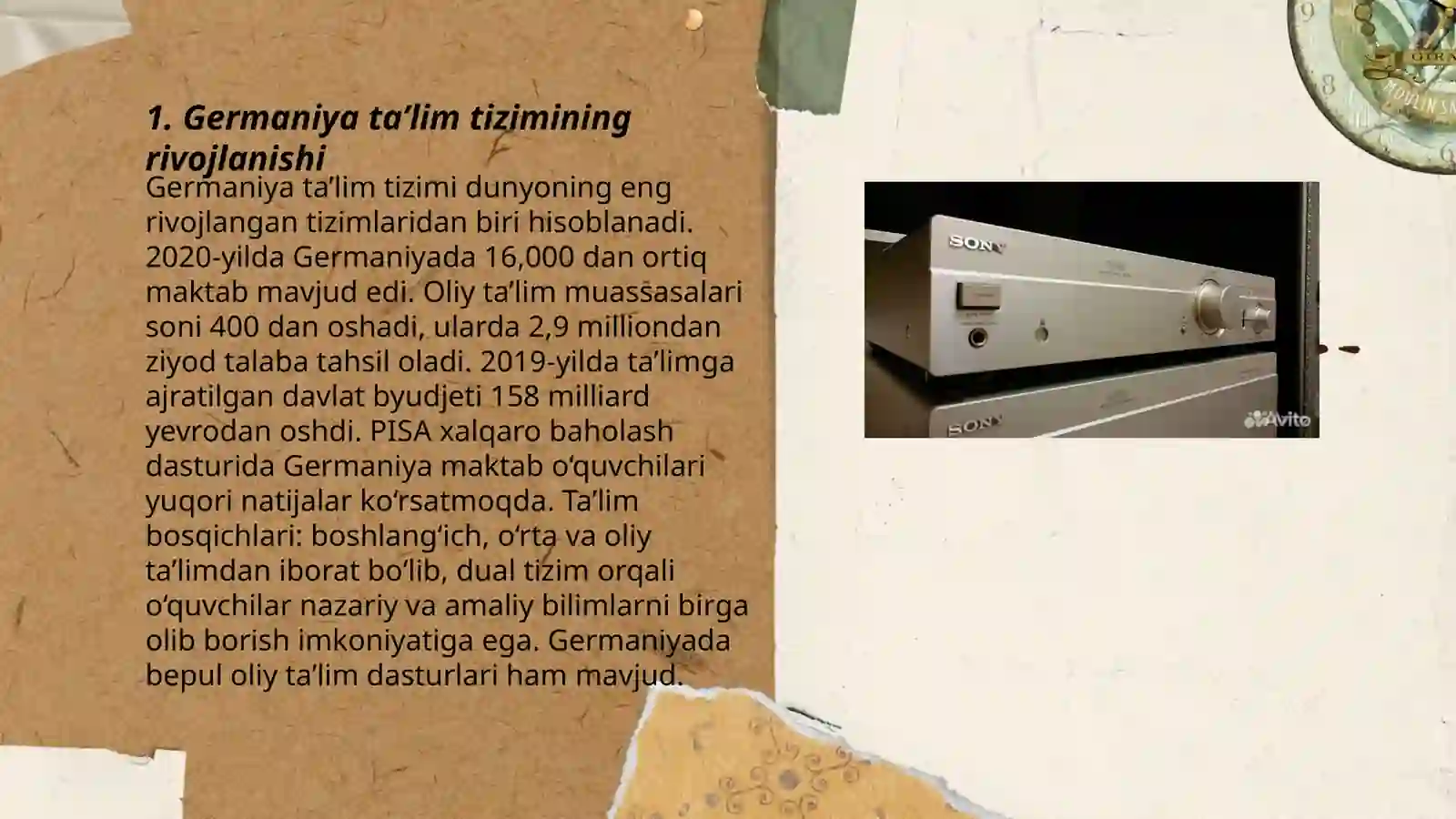 Germaniya ta’limotlar tarixi 3