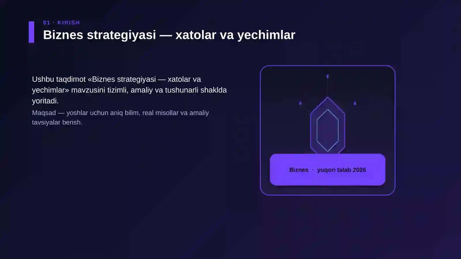 Biznes strategiyasi — xatolar va yechimlar 3