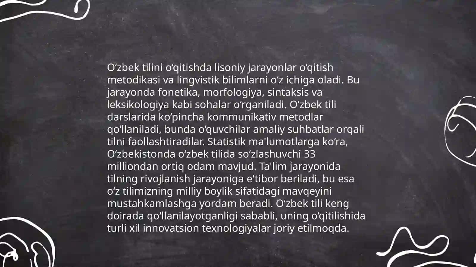 O‘zbek tilini o‘qitish metodikasi fani bo’yicha adabivotlarni o‘rganish va tahlil qilish 3