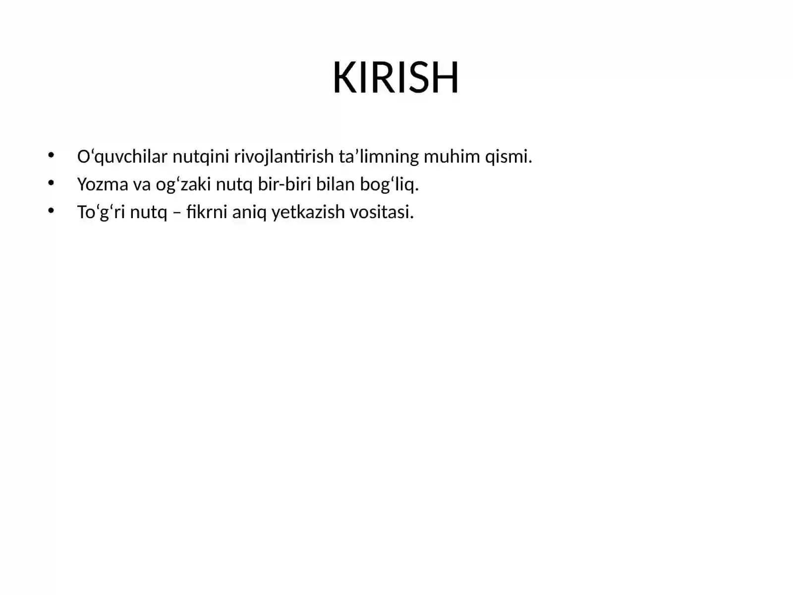 Maktabda o‘quvchilar nutqini o‘stirish va bilimini nazorat qilish metodikasi 3