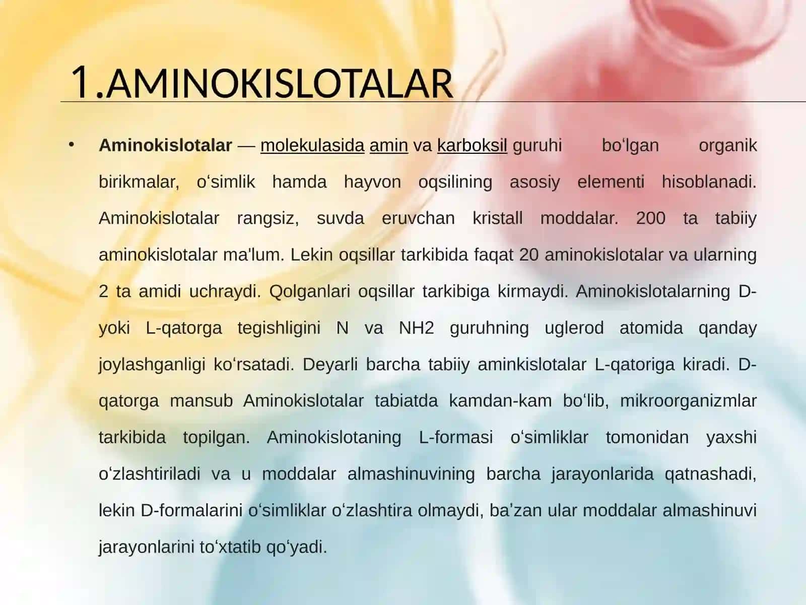 Aminokislotalar 3