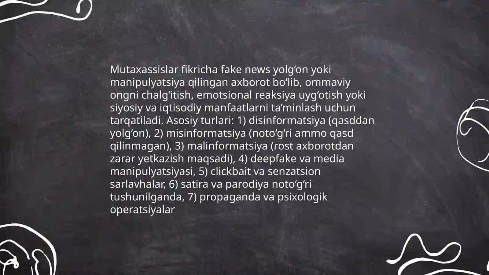 Fake News haqida mutaxassislar nima deydi 3