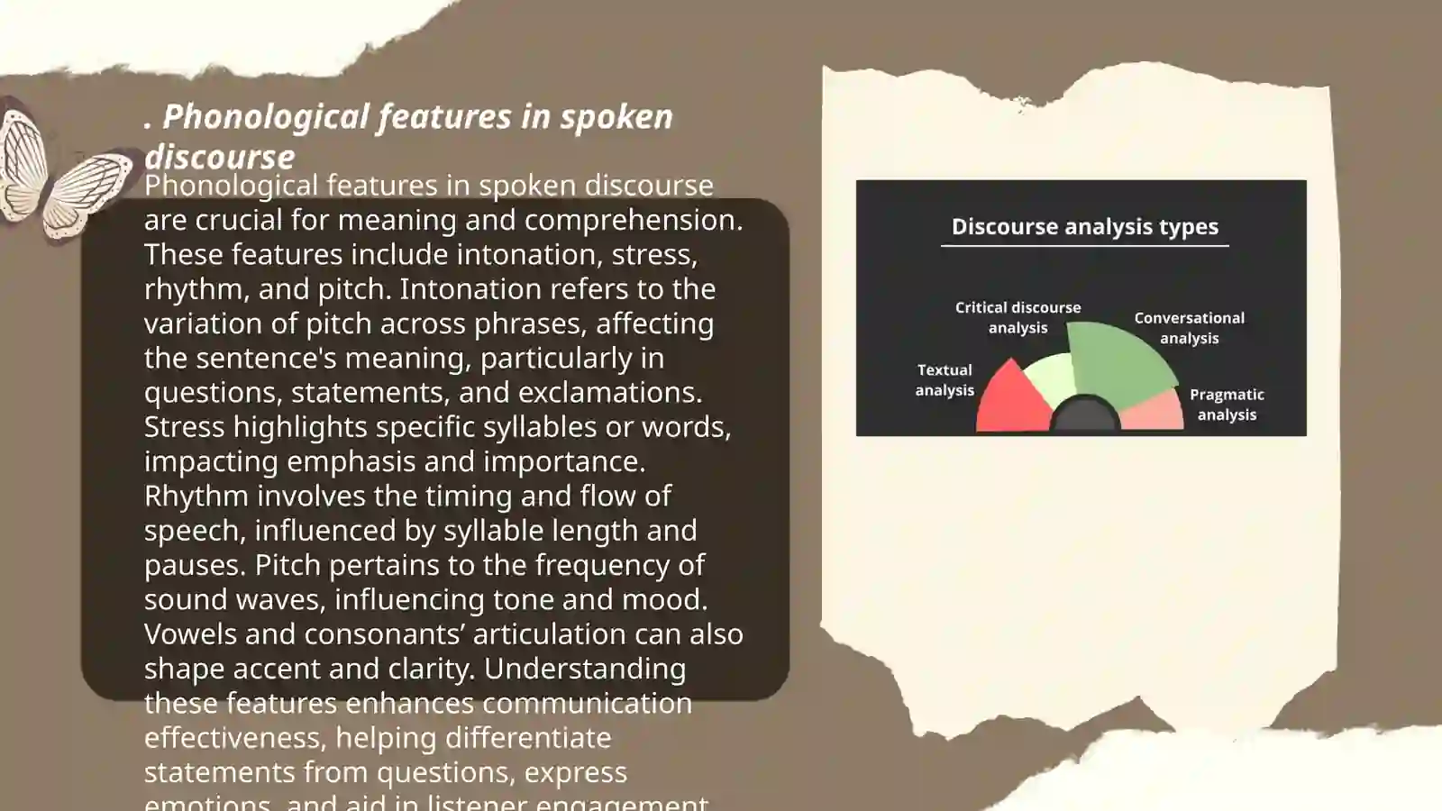 Discourse analysis and phonology 3