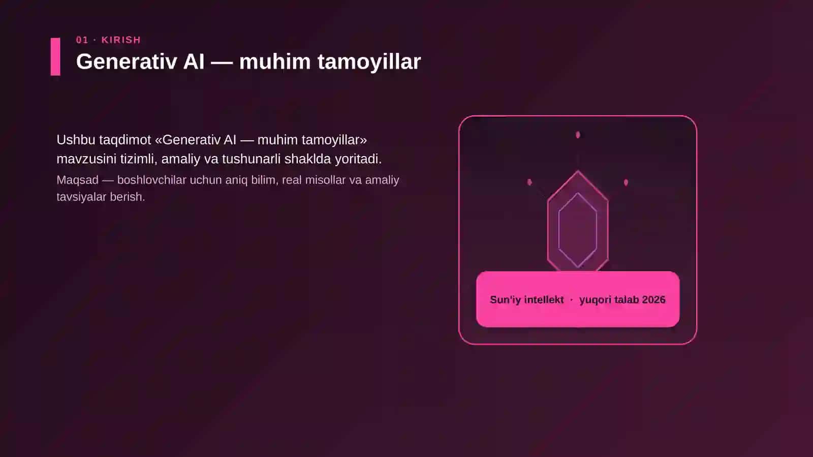 Generativ AI — muhim tamoyillar 3