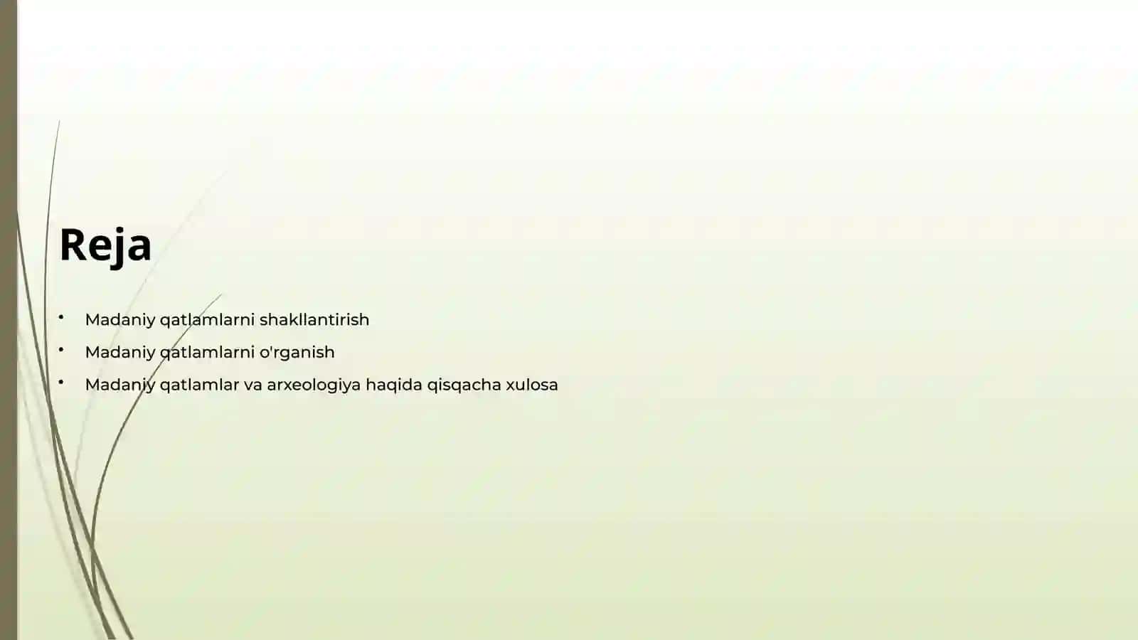 Arxeologik Madaniy Qatlam 3