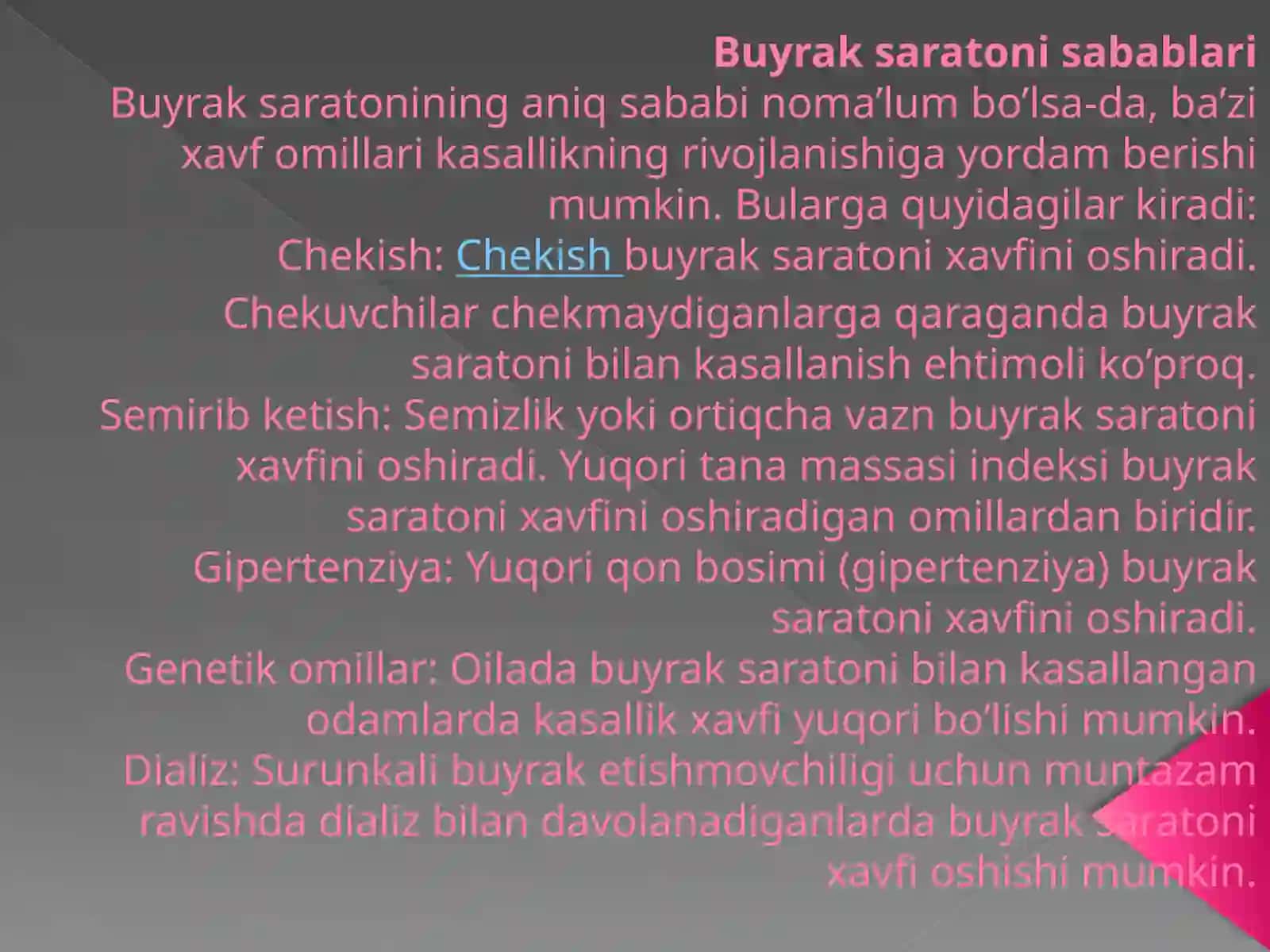 Buyrak saraton 3