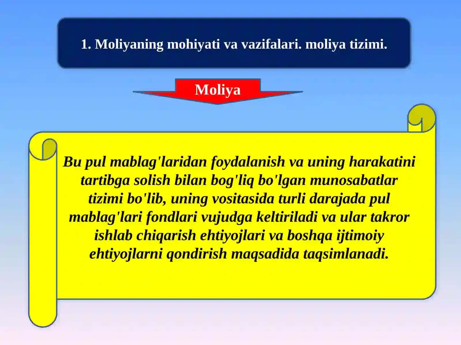 "Iqtisodiyot nazariyasi" fani 3