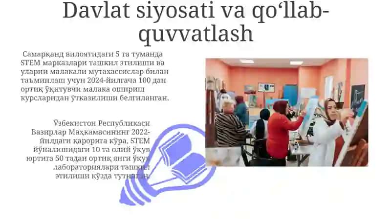 STEM Ta'limini Yaxshilash Strategiyasi va Rejalari 3