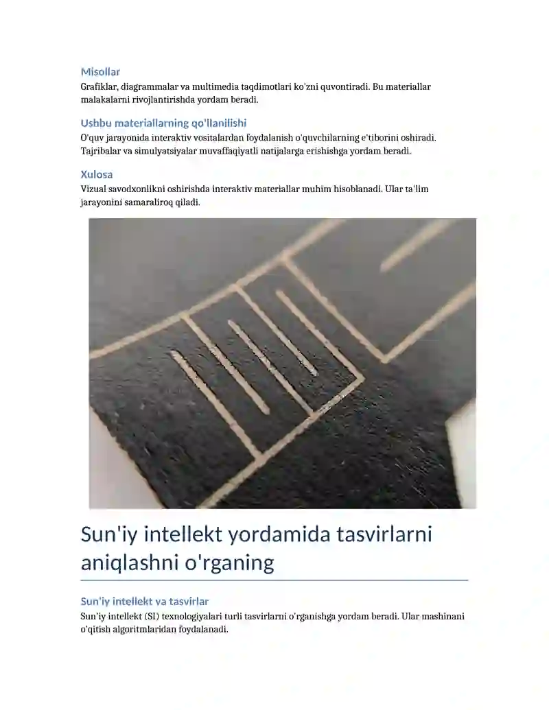 Vizual savodxonlik 3