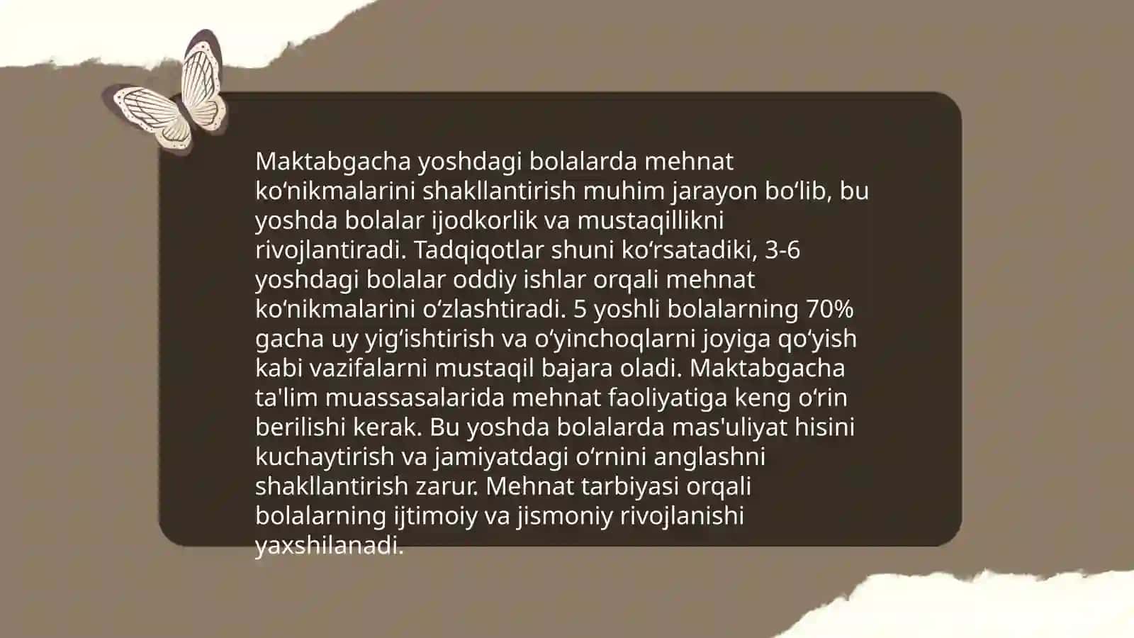 Maktabgacha yoshdagi bolalarning mehnat tarbiyasi 3