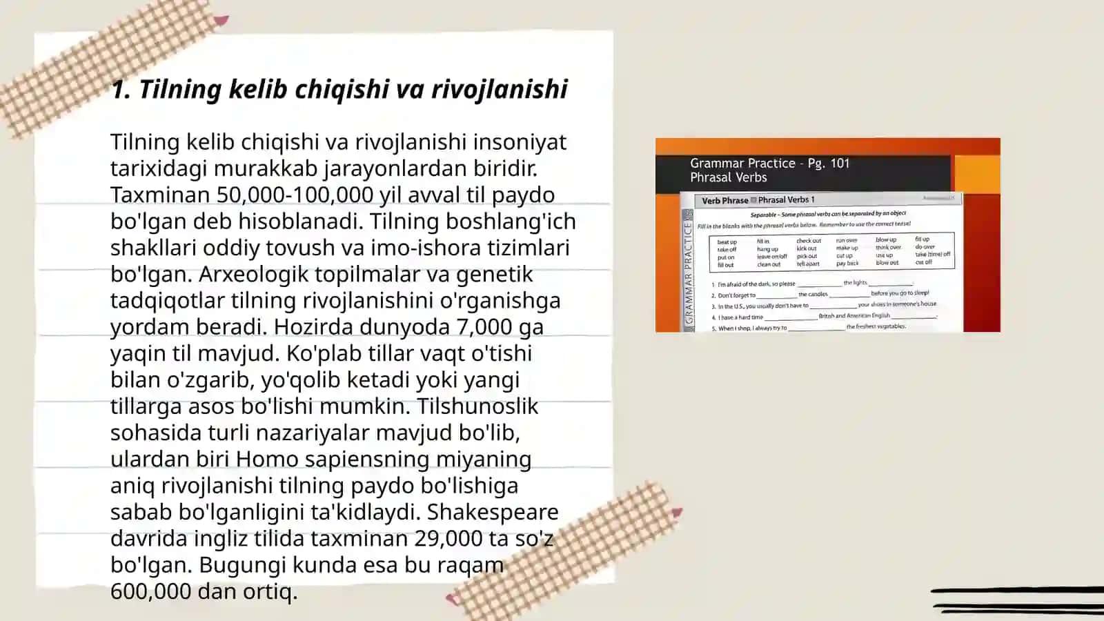 Oqnazarova Saodatning Ona tili fanidan tayyorlagan taqdimoti 3