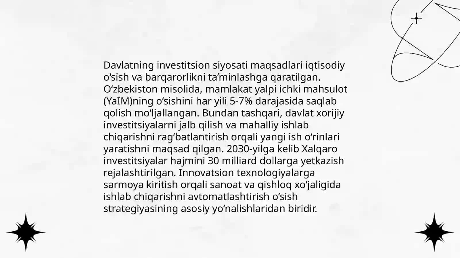 Davlatning tarkibiy-investision siyosati 3