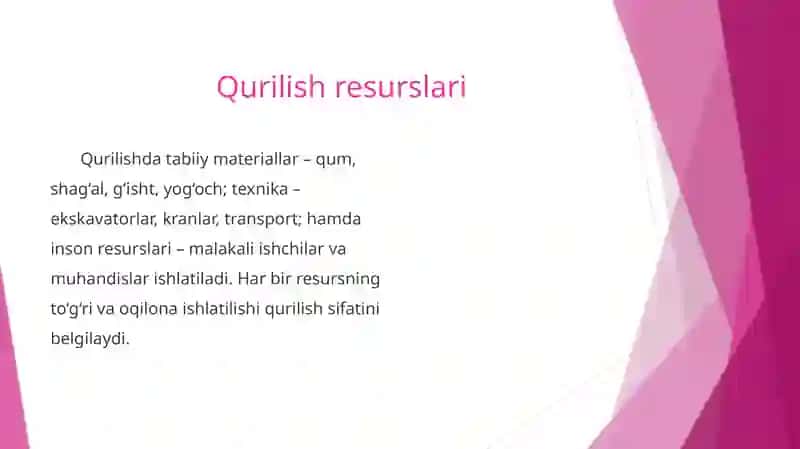 Qurilish industriyasining ishlab chiqarish va resurs salohiyati va undan oqilona foydalanish yo‘llari 3