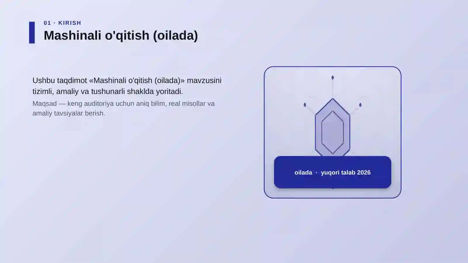 Mashinali o'qitish (oilada) 4