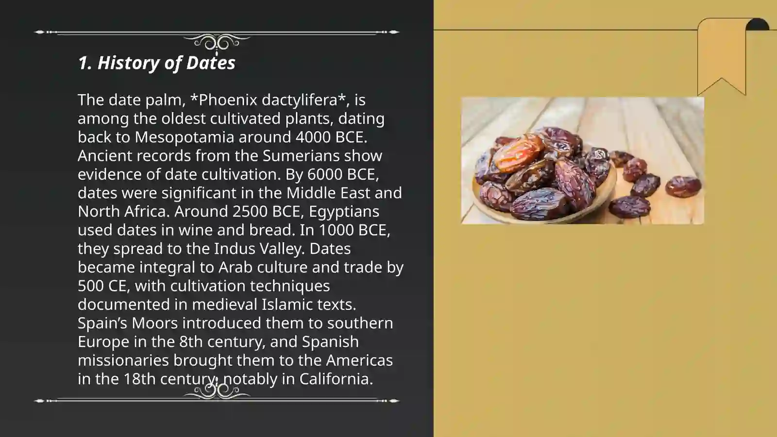 History of Dates 3