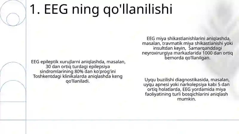 EEG, EKG, MEG 3