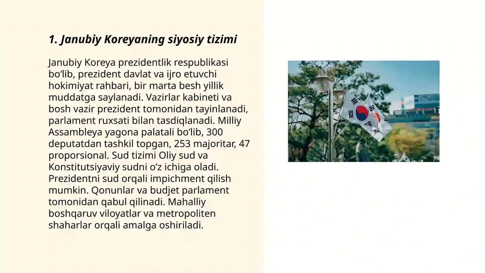 Janubiy Koreya siyosiy tizimi 3