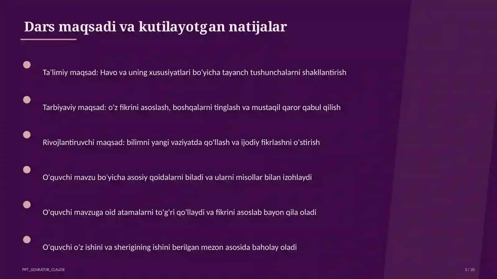 Havo va uning xususiyatlari (2-sinf) 3