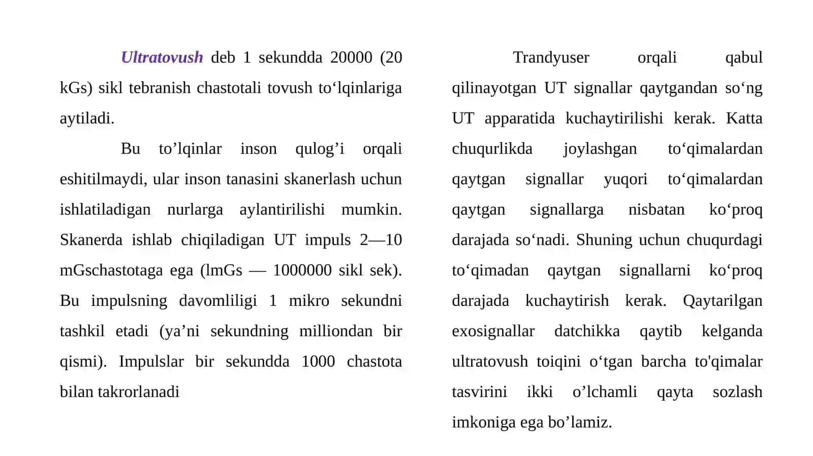 ULTRATOVUSH DIAGNOSTIKASIDA YANGI TEXNOLOGIYALAR 3