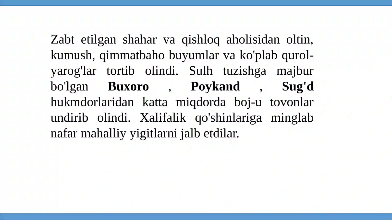 O’zbekiston tarixi 3