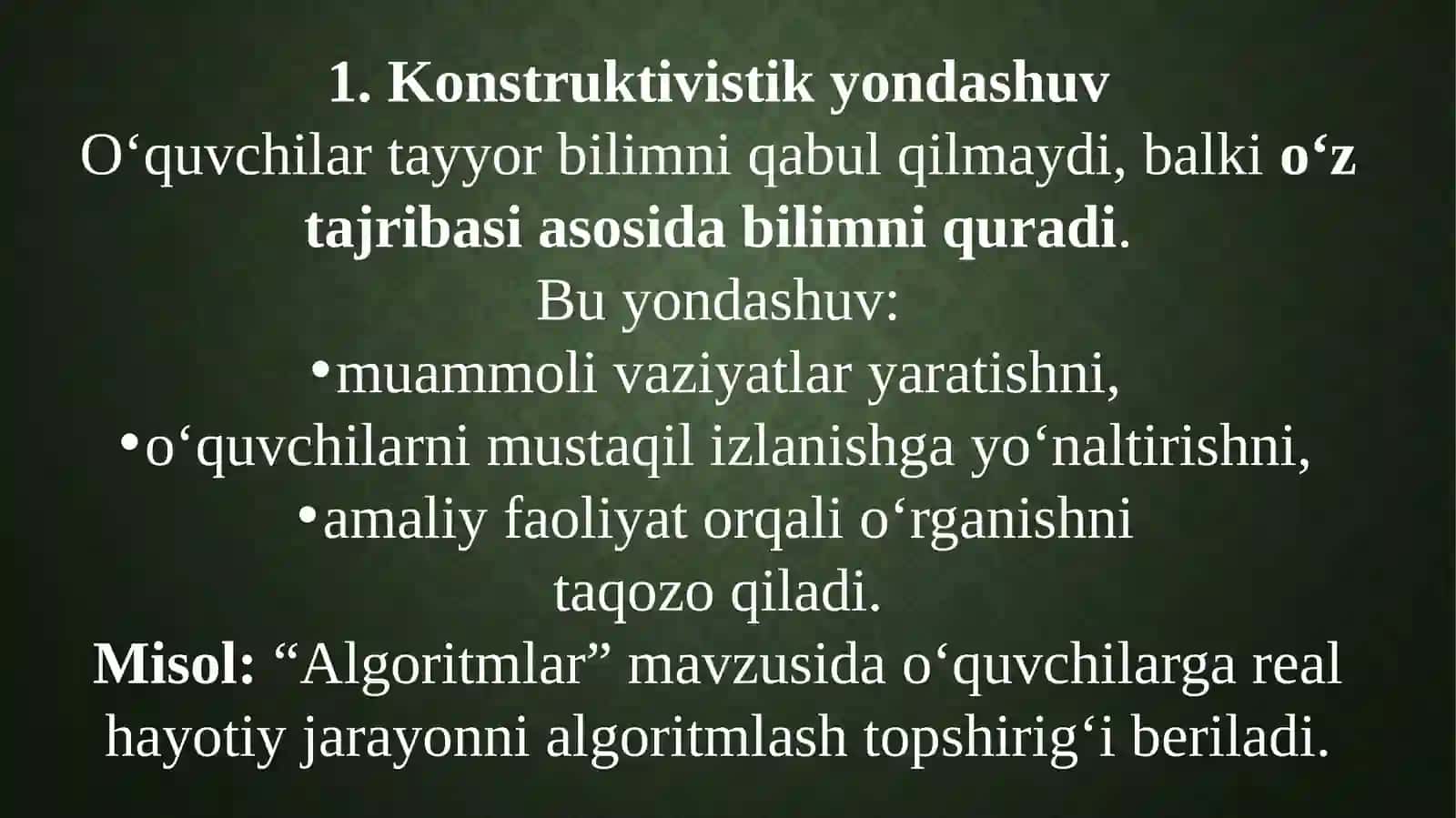 O‘quv mashg‘ulotlari 3