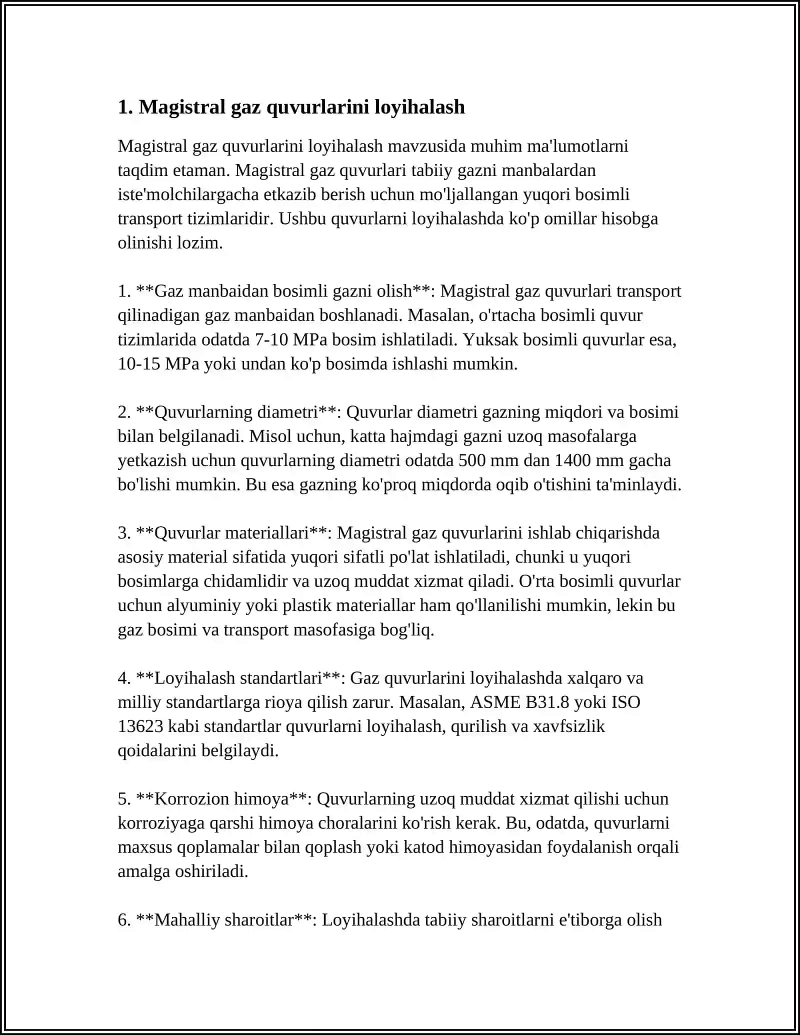 MAGISTRAL GAZ QUVURLARDAGI INSHOATLAR 3