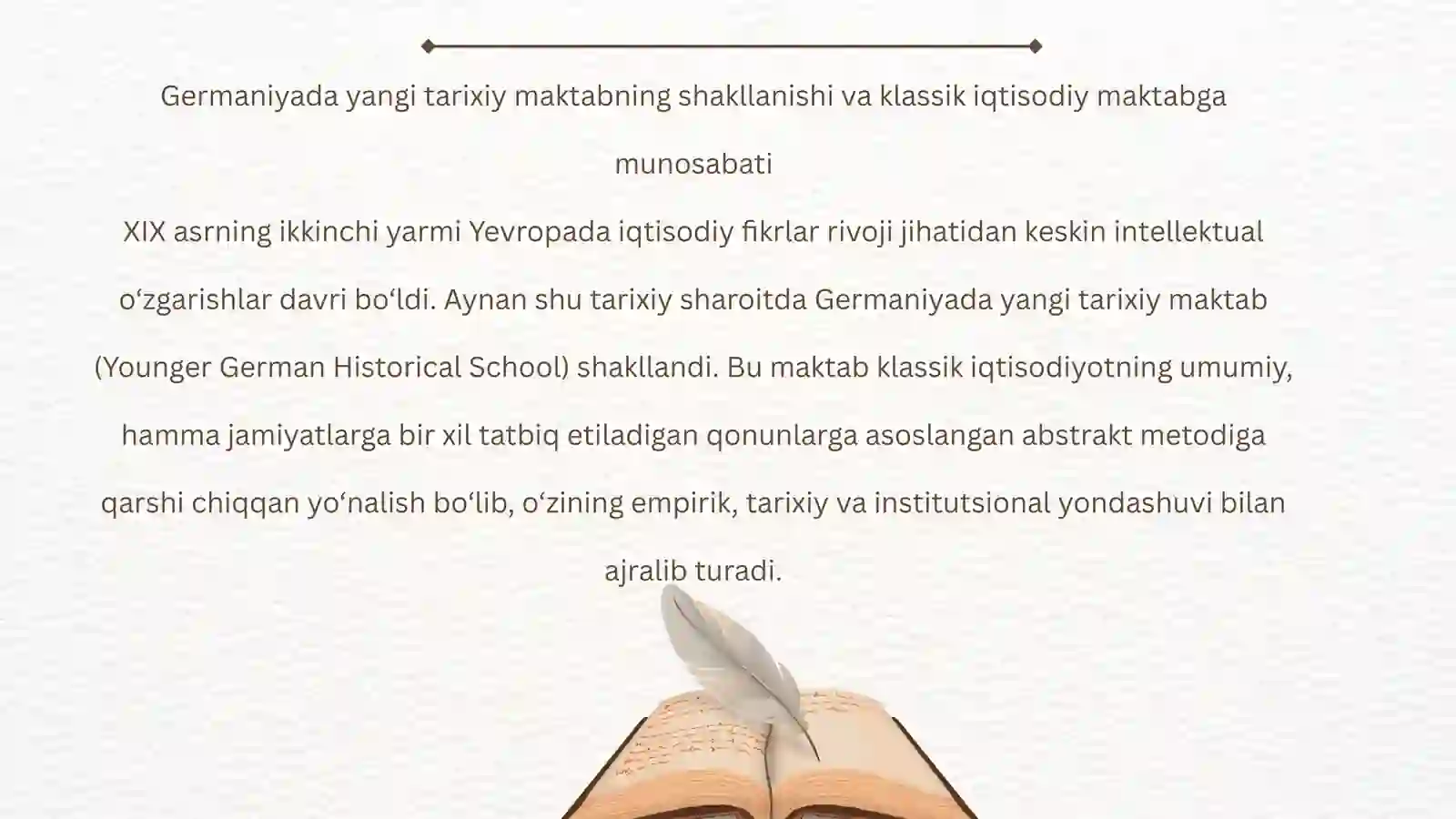 Germaniyadagi yangi va eng yangi tarixiy maktab. ularning iqtisodiy mazmuni 3