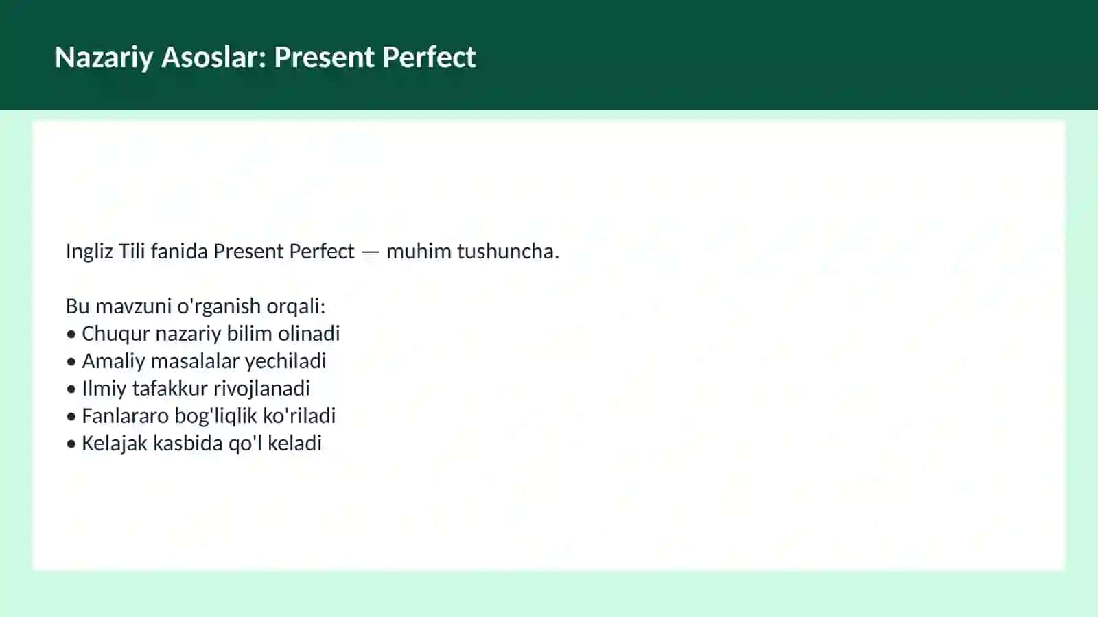 Present Simple 3